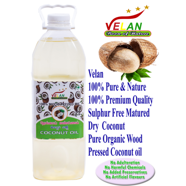 velan velan oils velan wood pressed oils VELAN COCONUT OIL 2L