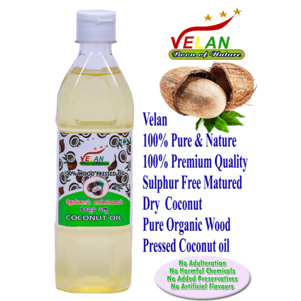 velan velan oils velan wood pressed oils VELAN COCONUT OIL 500ML