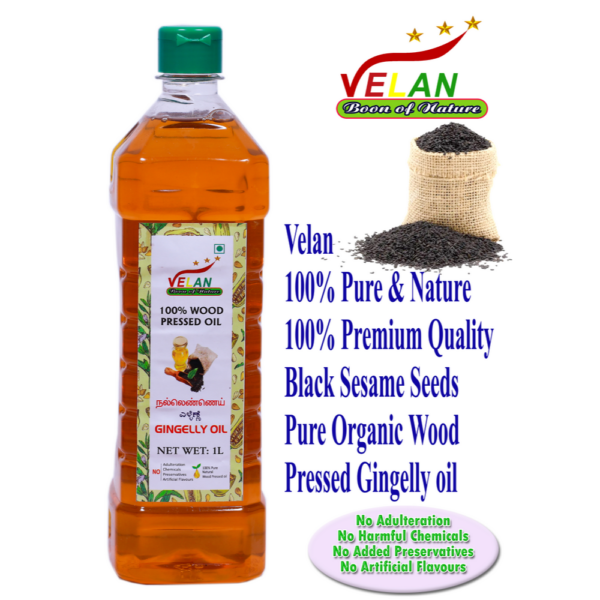 velan velan oils velan wood pressed oils VELAN GINGELLY OIL 1L