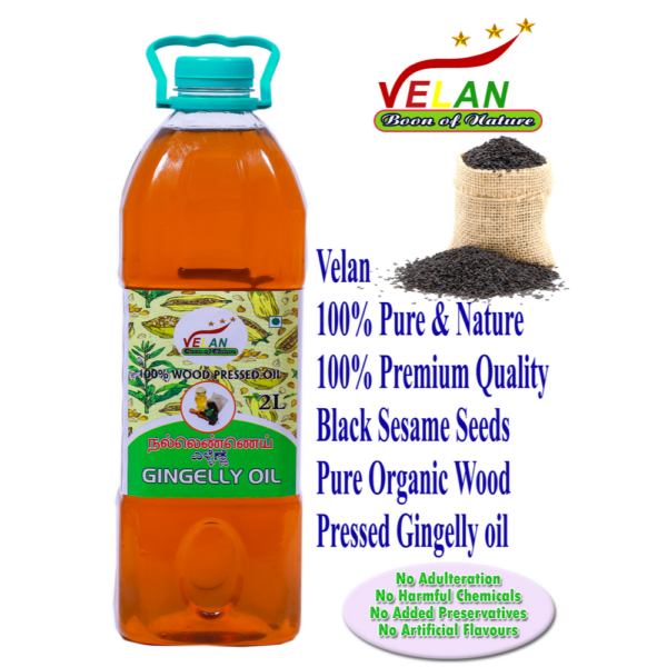 velan velan oils velan wood pressed oils VELAN GINGELLY OIL 2L